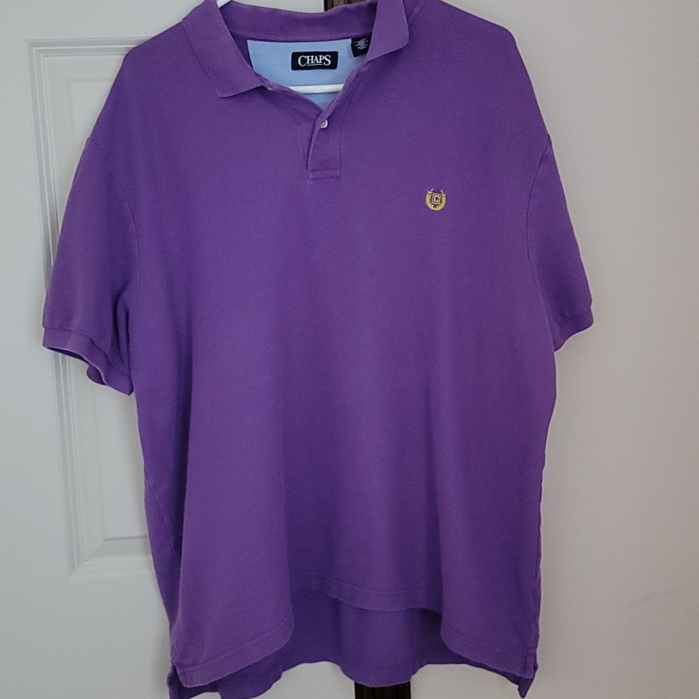 Purple Chaps Brand Polo Shirt